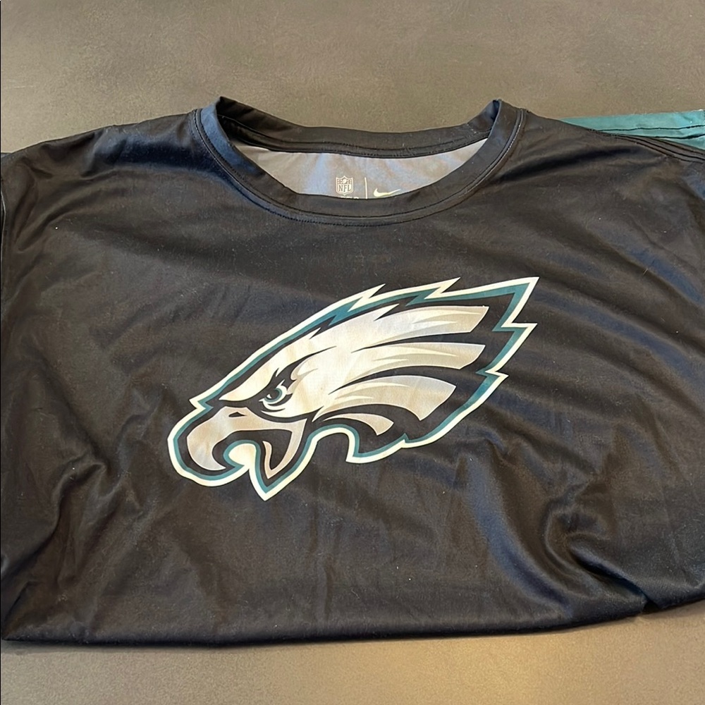 Nike Dri-Fit Black Long Sleeve Philadelphia Eagles XXL Shirt
